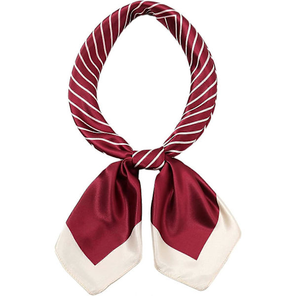 Huvudscarf i Silkesatin - Olaof Scarf för Kvinnor, Sova, Kvadratisk, Designer Bandana Olaof Scarf Style 1
