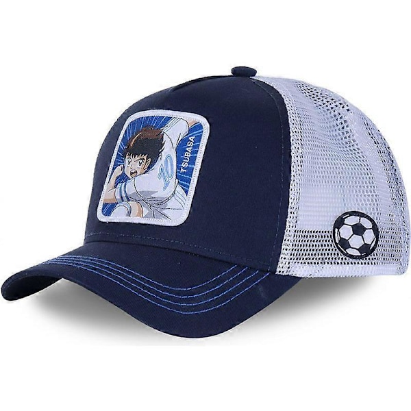 Laadukas Anime Sarjakuva Merkki Snapback Lippis Puuvilla Baseball Lippis Miehet Naiset Hip Hop Isä Verkkohattu Rekkamies Dropshipping Tsubasa NAVY