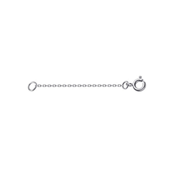 Förlängningskedja för Halsband med Fjäderlås 3/5/8CM Silverpläterad Starkt Och Robust Halsband DIY Kit Silver 5