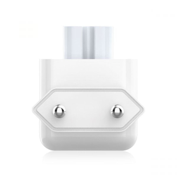 3 stk Apple-Macbook reiseadapter kompatibel (EU) Hvit