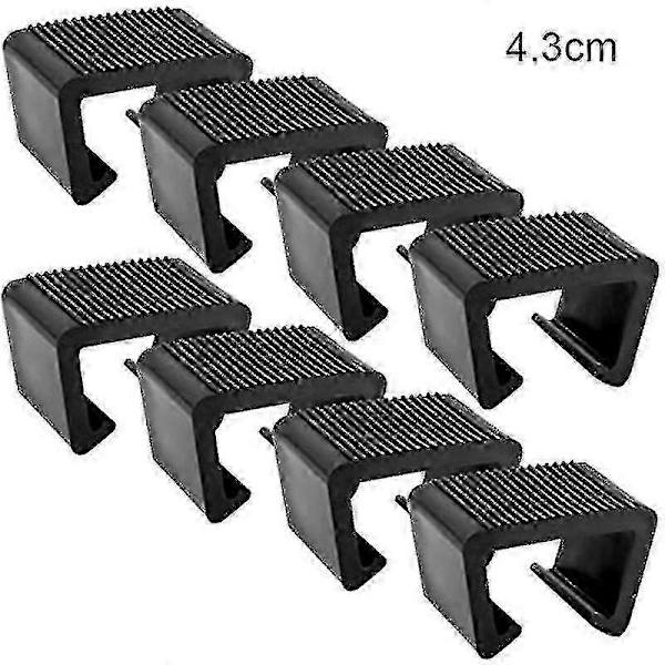 Fastgørelse til Rattan Møbler - Fletklips til Indendørs & Udendørs Brug Card Slot 4.3cm pack Of 8