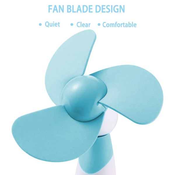 Håndholdt Mini Fan-Bluehousehold produkter