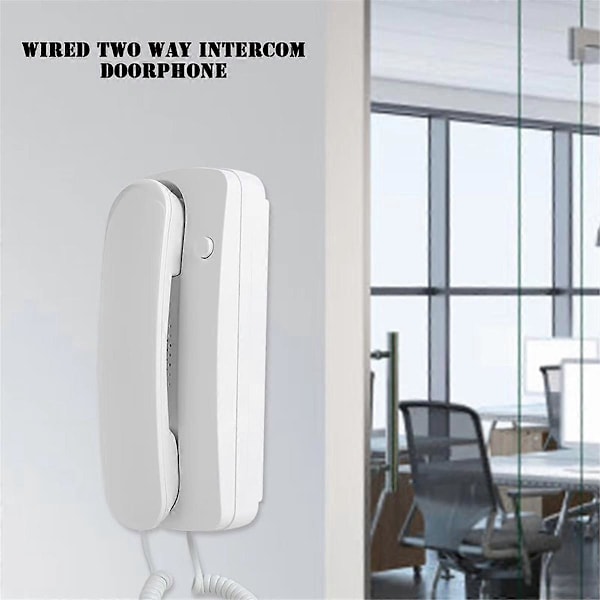 Ny Audio Walkie Talkie Ikke-Visuel Walkie Talkie Kablet Tovejs Intercom Dørtelefon Audio Villa Hjemmekontor Ikke-visuel