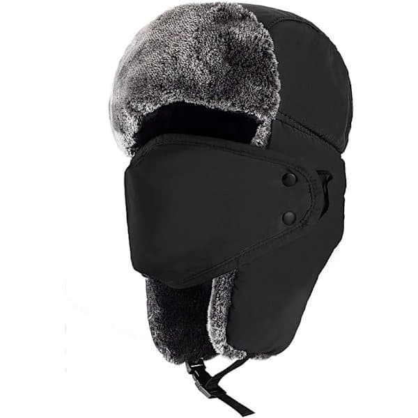 Vinterhatte til Kvinder Mænd Trapper Ushanka Hat med Øreklapper Varm Russisk Bomberhat til Koldt Vejr 2024