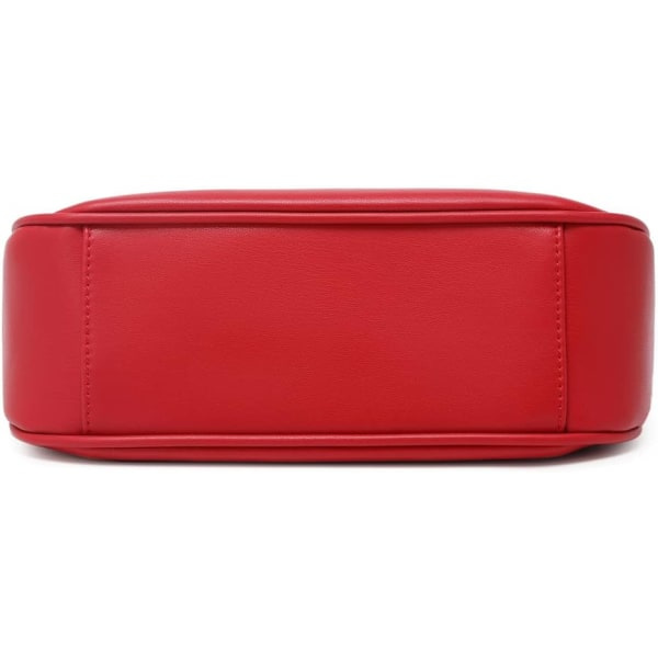 Naisten olkalaukut, käsilaukku Mini Clutch -laukku vetoketjulla red