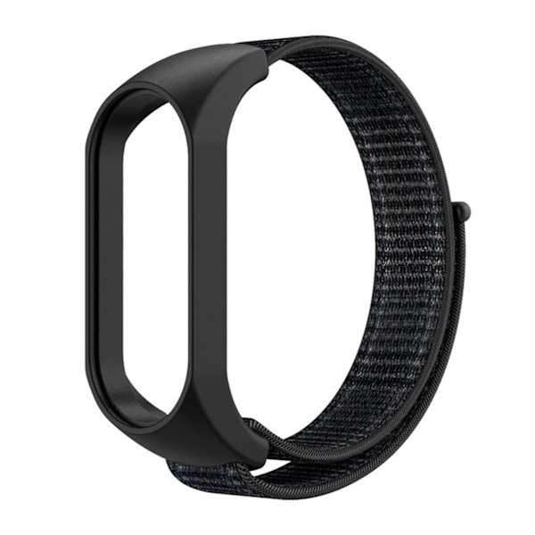 Urrem til Ur Vandtæt Justerbar Integreret Blød TPU Enkeltdel Urrem til Xiaomi Mi Band 5 6 7 Black