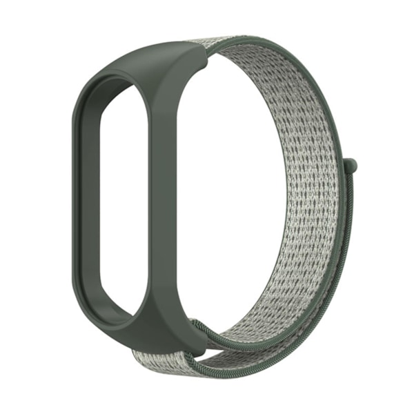 Klockarmband Vattentätt Justerbart Integrerat Mjukt TPU Enstycke Armbandsur Rem för Xiaomi Mi Band 5 6 7 Dark Green