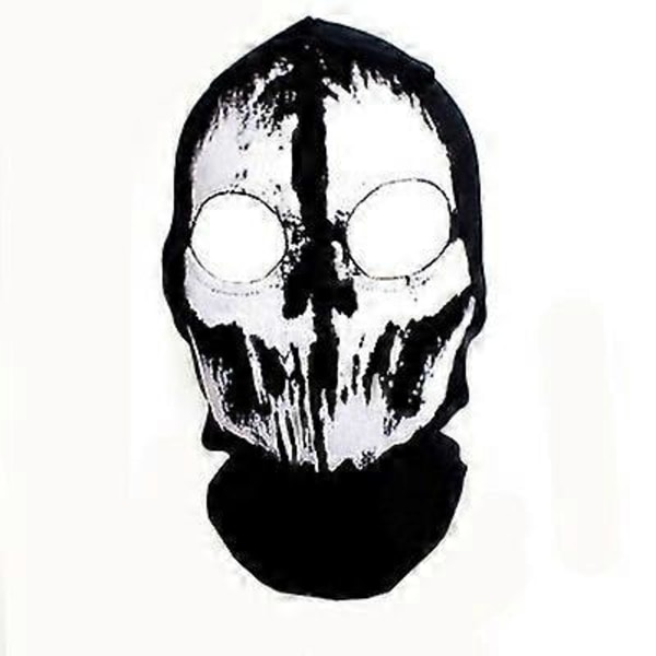 Svart Maske Balaklava Beanies Hatter Menn Spøkelse Hodeskalle Heldekkende Ansiktsmaske Varm Hette Beanie Ggorros Hombre Casquette Bbalaclava B