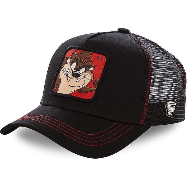 Anime Tecknat Mickey Donald Duck Snapback Bomulls Baseball Keps Black Duck