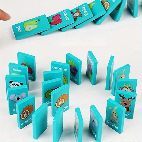 Nye modeller Utdannings Puslespill med Kobling og Matching, Domino, Brettspill, Sjakk og Leke for å Trene Tenking og Logikk