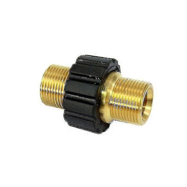 Snabbkoppling för slang, M22 X 1.5 Dubbel Hankoppling för Högtryckstvätt Kompatibel med Kärcher, Kärcher Hd och Hds Högtryckstvättslang (14mm Diameter XXF