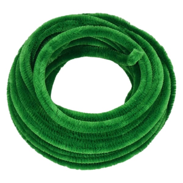 10MM 12M Putsauslanka Värikäs Pitkä Nukkapintainen DIY Taidekäsityö Joustava Esiopetus Lasten Chenille Varsi Opettavat Lelut Lahja KAESI Dark Green