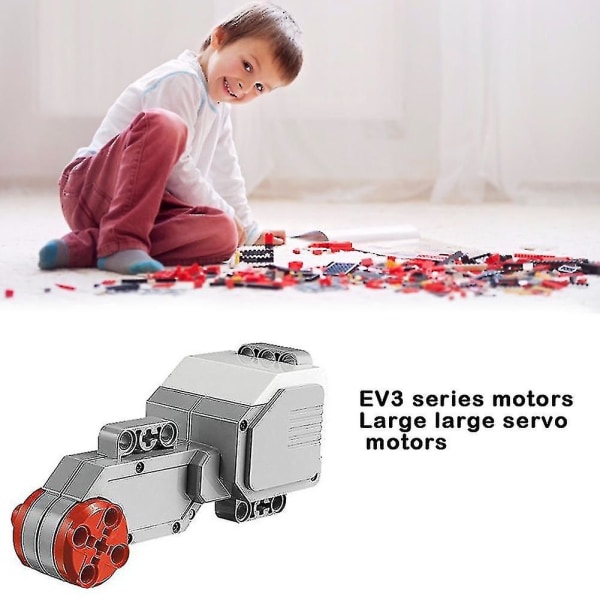 For motorer i EV3-serien Store servomotorer 45544 Byggeklosser kompatibelt sett Robotikk Gjør-det-selv-leker