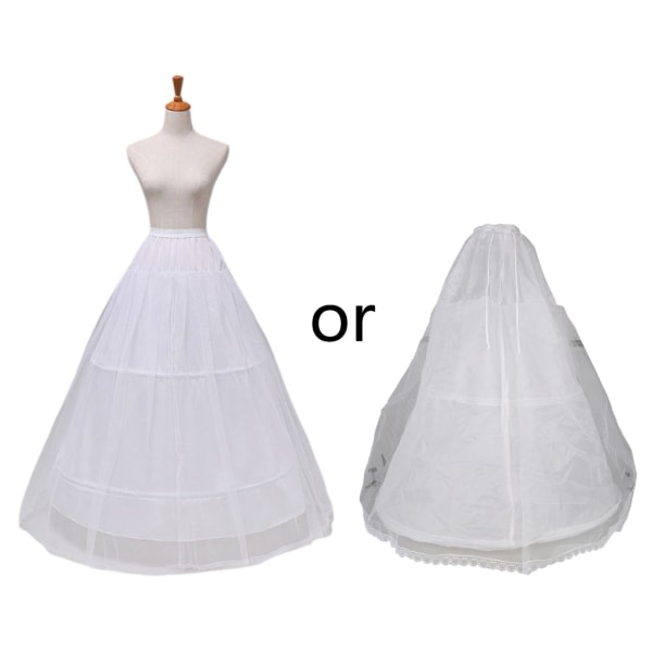 Hoops 1-layer yarn skirt Bride Bride Wedding dress Support Petticoat Ladies Co