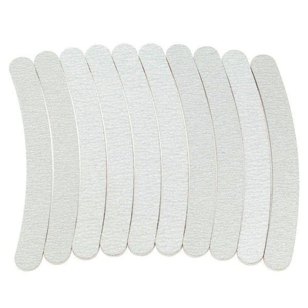 3 neglefile bananbøjning - zebra 100/180 grå