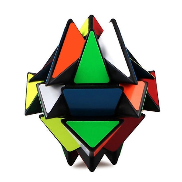 Qiyi Axis Cube Magic Speed Cube Stickerless Professionella Fidget Leksaker QIYI Axis 3x3 Cubo Magico Pussel Jelly