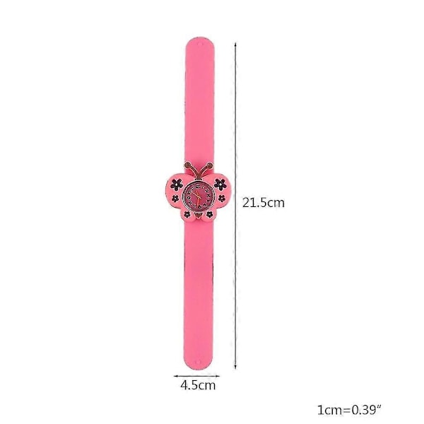 Klockor Barn Armbandsur Kvarts Elektroniskt Armbandsur Flickor Pojkar Födelsedagspresent Ladybug red