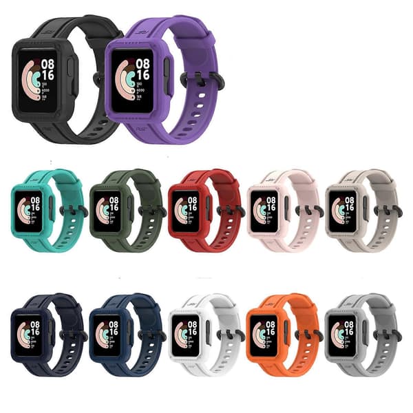 Silikoninen kellon ranneke Xiaomi Redmi Watch Lite -kellolle Dark Blue