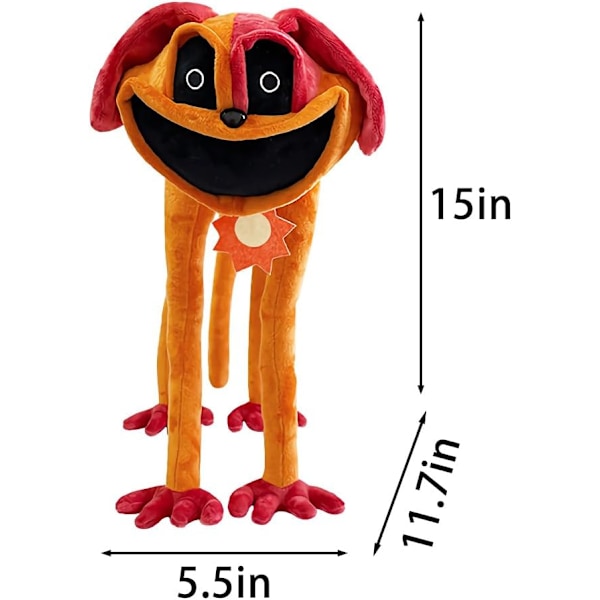 Hymyilevät Critters -pehmolelu, 15 tuuman söpö dogday-pehmolelu, hymyilevät critters dogday-pehmolelu, pääsiäis- ja syntymäpäivälahjat pojille, tytöille ja pelifaneille