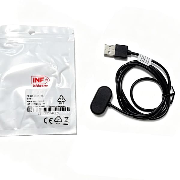 USB-oplader til Amazfit GTR 3/GTR 3 Pro/GTS 3 Sort
