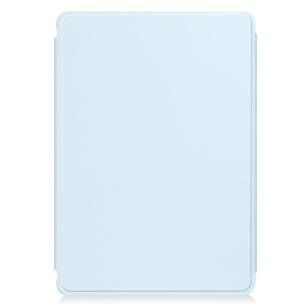 Transparent Smart Leatherfodral med tangentbord för Samsung Galaxy Tab A9+ 360 graders rotation Sky Blue