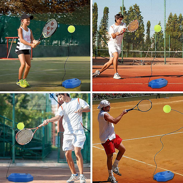 Profesjonelle Tennis Trenere Selvlærings Ball Rebound Treningsverktøy for Nybegynnere 1 Ball