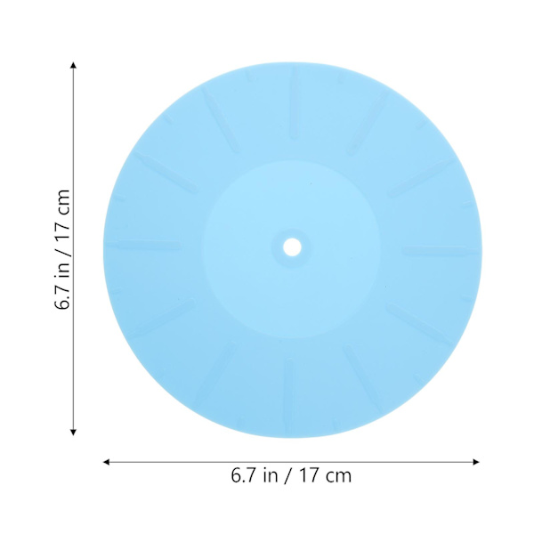 Platetaller Vinylplater Anti-Statisk Platepute Platespillermatte Platetaller Slipmatte Pute Platespillerpute Silikon Platematte