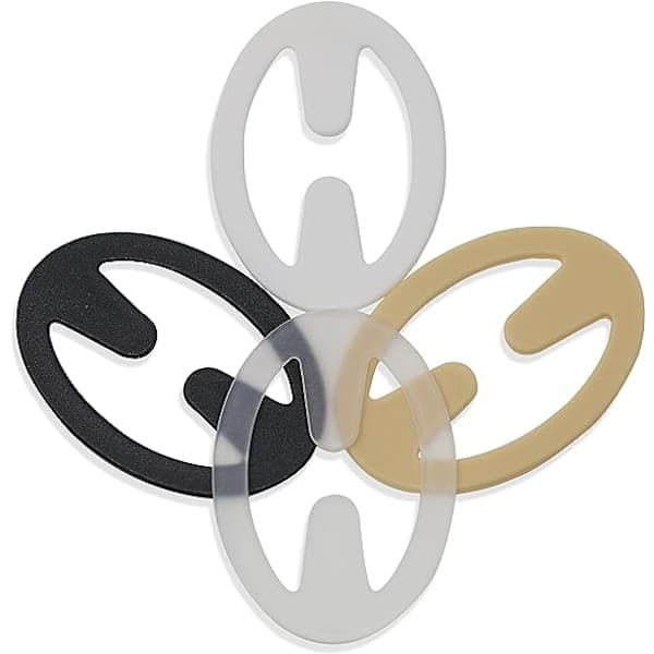Sæt med 4 bh-clips, stropper, clips, racerryg, skjulte stropper, klips