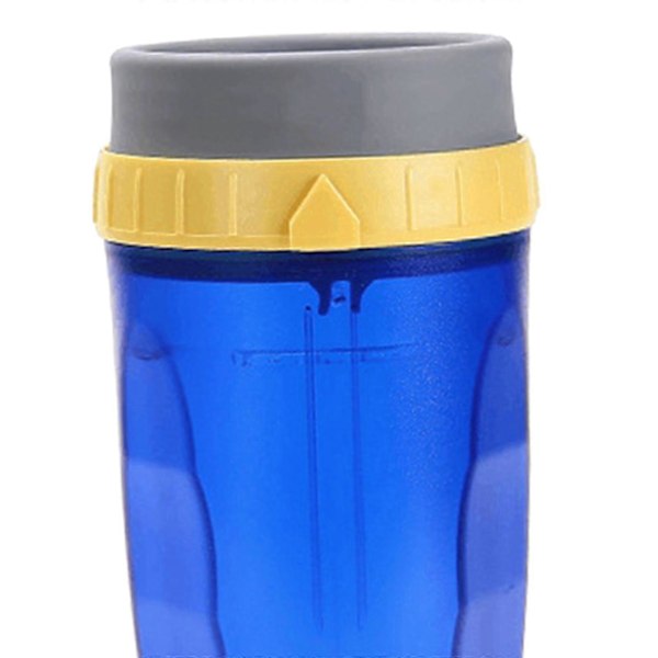 Bärbar Coverless Twist-mugg med isolerad kaffekopp i rostfritt stål Blue