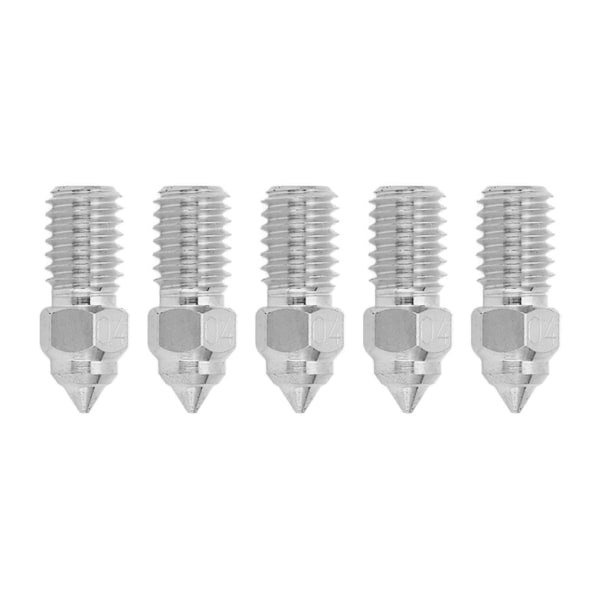 5 st 3D-skrivarmunstycke 1,75 mm M6 höghastighetsmunstycke för Creality Ender 5 S1 0,4 mm