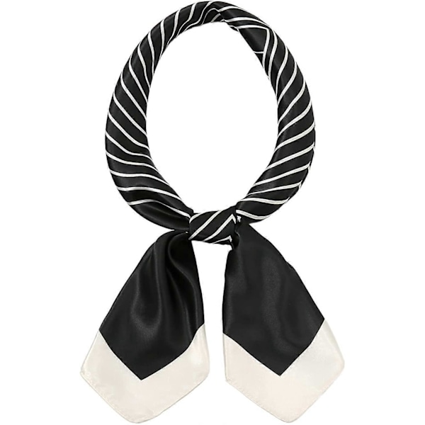 Huvudscarf i Silkesatin - Olaof Scarf för Kvinnor, Sova, Kvadratisk, Designer Bandana Olaof Scarf Style 3
