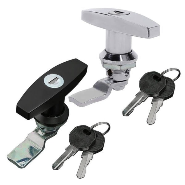 Lastbil T-handtag Lås Trailer Lås KROM Krom Chrome