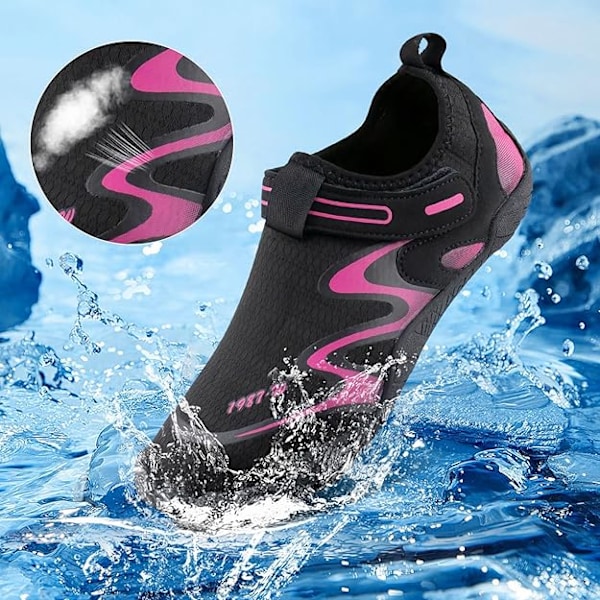 Vattenskor Dam Aqua Beach Simskor Fitnesskor Lätta Skor Träningsskor Inomhusskor 6.5UK