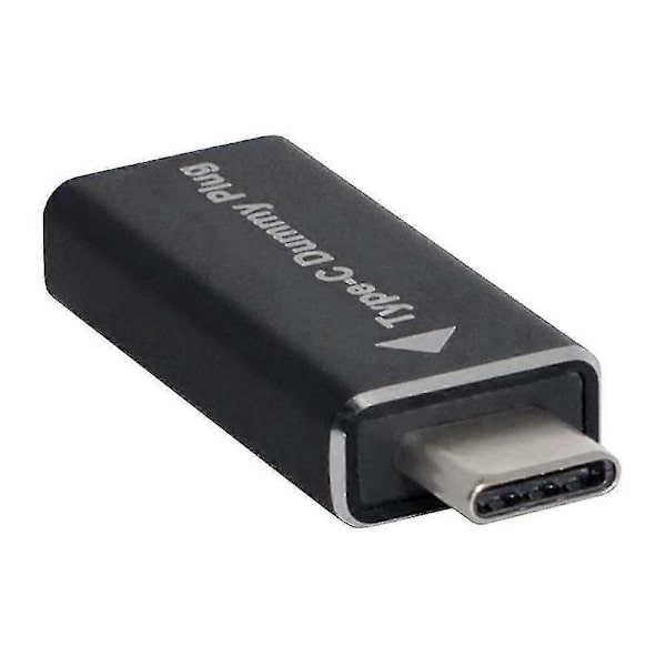 Virtuell skjermadapter Type-c Ddc Edid Dummy Plugg Usb-c Headless Ghost Skjermemulator 1920x1080p