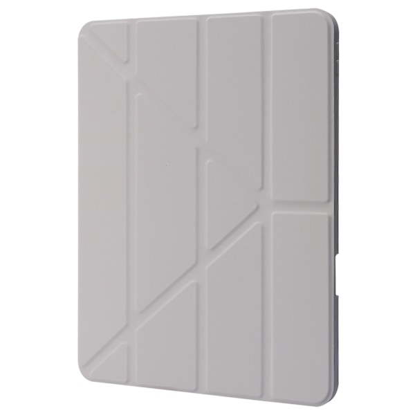 iPad Pro 13 (2024) Fodral Origami Stativ Läder Tabletskydd med Auto Wake / Sleep - Grå Multicolor Grey