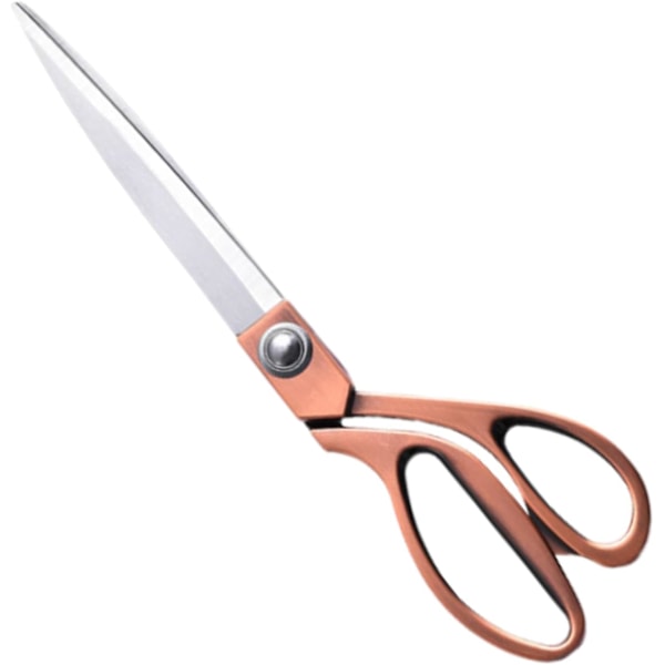 10,5'' Sølv Rustfrit Stål Skarpe Skræddersakse Tøj Saks Grill Klip Justerbar Køkkensakse Stof Heavy Duty Copper