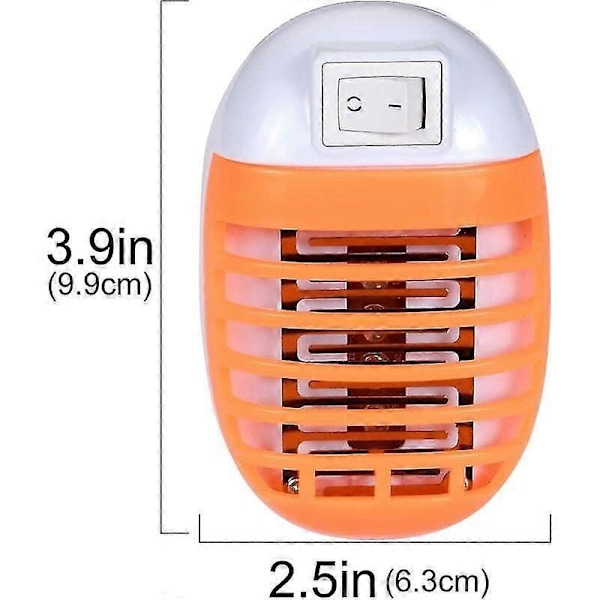 UV-hyttyskarkotin, UV-sähköinen hyttysten tappolamppu kärpästen tappaja, 4W hyönteisten tappaja hyttysten tappaja, sähköinen hyönteisten tappolamppu hyönteisten yövalolla