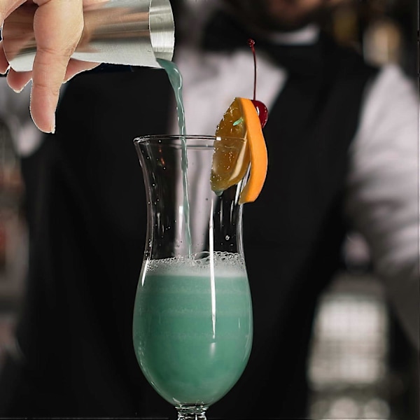 Vinmåler i rustfritt stål, dobbel vinmåler for barcocktail