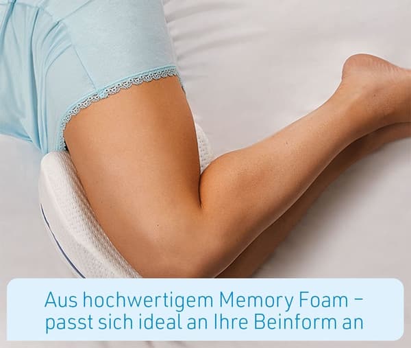 Benpude Side Sleeper Komfort Ergonomisk Knæpolstring