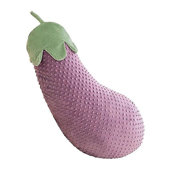 20-130cm Tecknad Mjuk Söt Aubergine Plyschleksaker Söt Fylld Kudd Docka För Flicka Pojke Födelsedag Julklappar Heminredning PURPLE 90cm