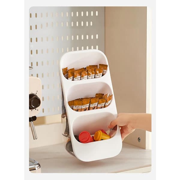 Tepose-organizer, 3-lags teopbevaring, grøn
