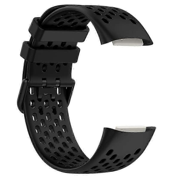 Udskiftningsarmbånd til Fitbit Charge 6/Charge 5, åndbar silikone rem til smartwatch Style A Multicolor