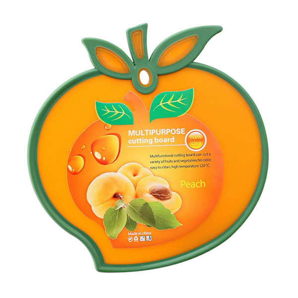 Fruktformet skjærebrett Kutt frukt Grønnsaker Hakkebrett for kjøkken Peach