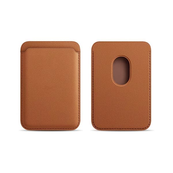 Magnetisk kortholder til iPhone Brun Brun Brown