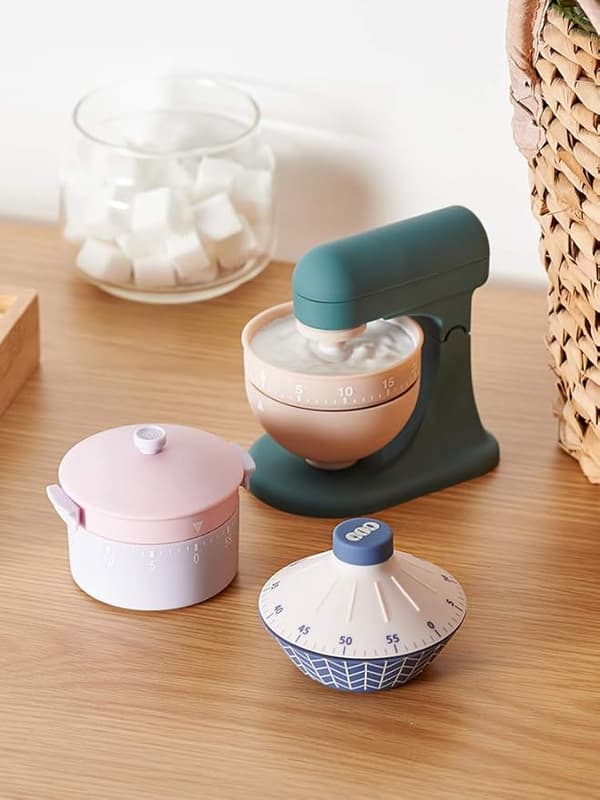 Cupcake timer køkkenur bageur æggeur retro