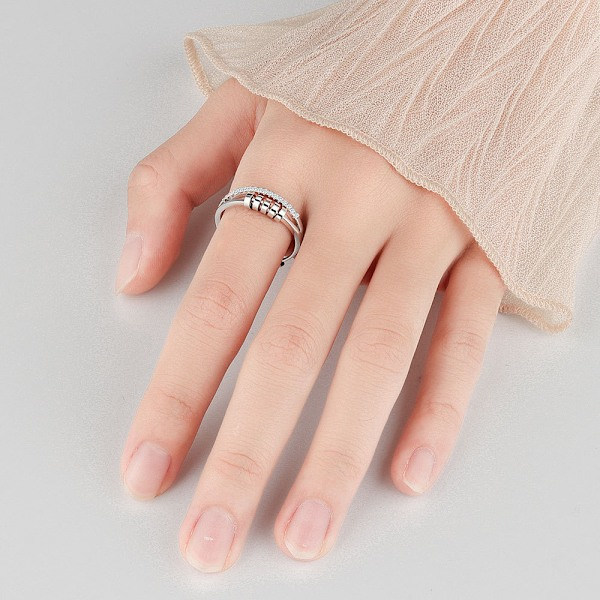 Justerbar Ring i 925 Sterling Silver för Dam
