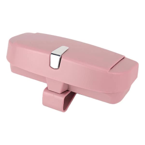Auton monitoiminen aurinkolasikotelo korttipaikalla, litteä malli Pink
