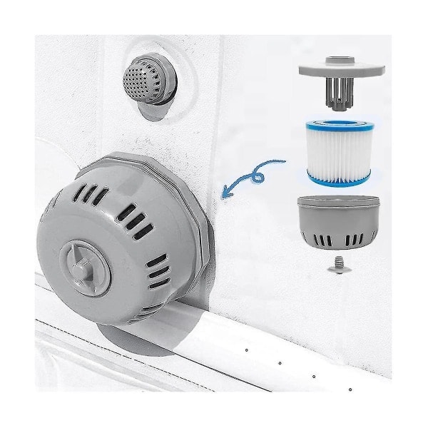 Kompatibel Lay Z V1 S1 Spa Filterhus Holder Boblebad Spa Basseng Rengjøring-a