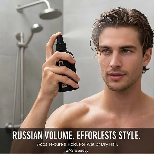 BASED Sea Salt Hair Spray - Volumizing Beach Waves with Vitamin B5 (200ml)