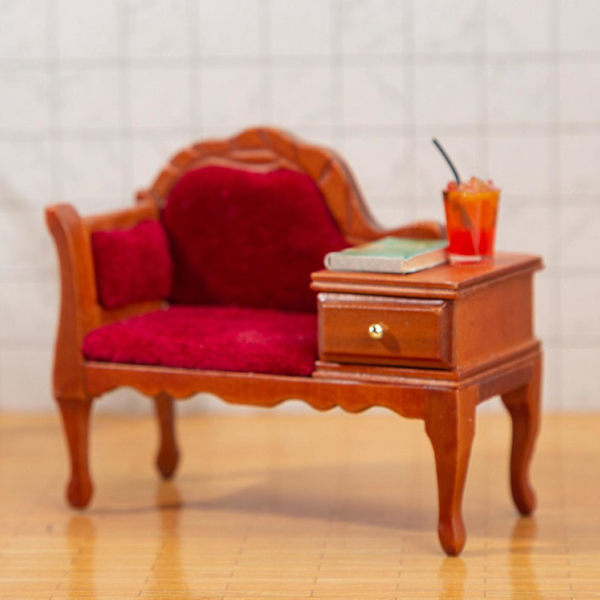 1:12 Mittakaavan Miniatyyri Nukkekodin Kalusteet Laatikolla Olohuoneen Kalusteet Joululahjoiksi